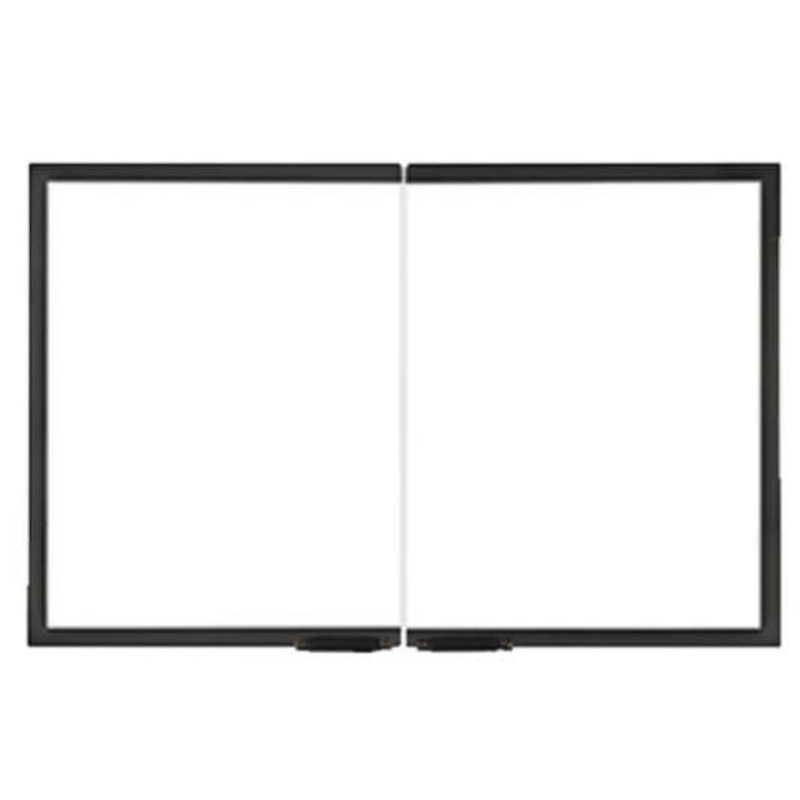 Majestic Black Gasketed Glass Door, Cabinet Style for Sovereign 36 (Heat Circulated model only) (Sovereign 36) – GGD36BK-B