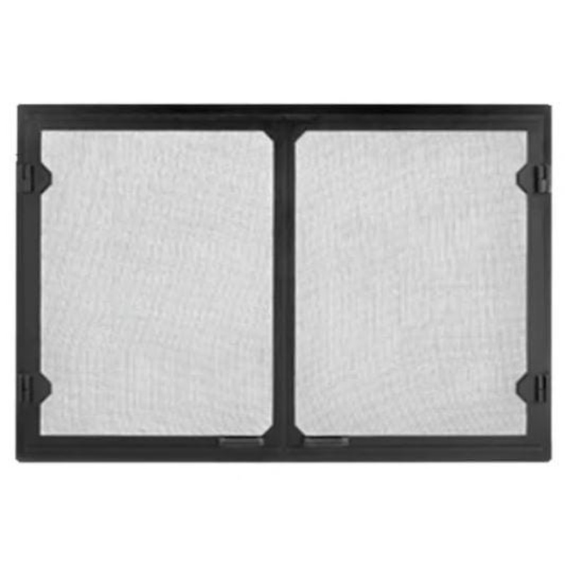 Majestic Black Grand Vista Cabinet Style Mesh Doors (Sovereign 36) – GV36BK