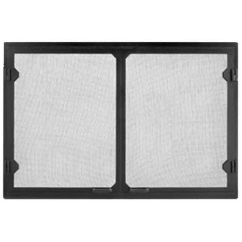 Majestic Black Grand Vista Cabinet Style Mesh Doors (Sovereign 42) – GV42BK