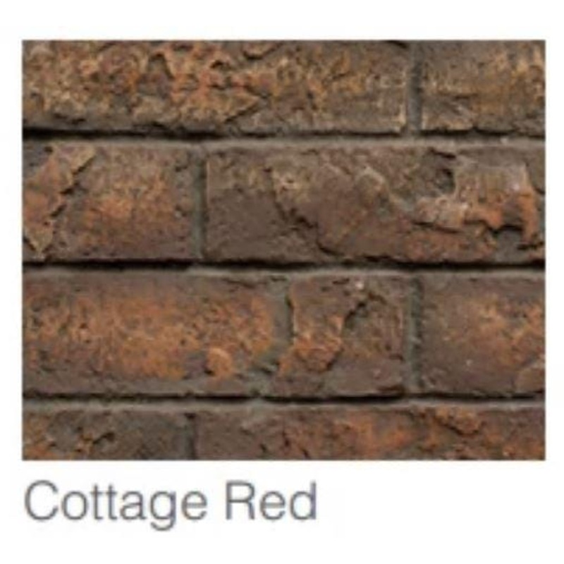 Majestic Cottage Red Traditional Brick Interior Panels (Jasper & Ruby Insert 30) – BRICKMI30CR