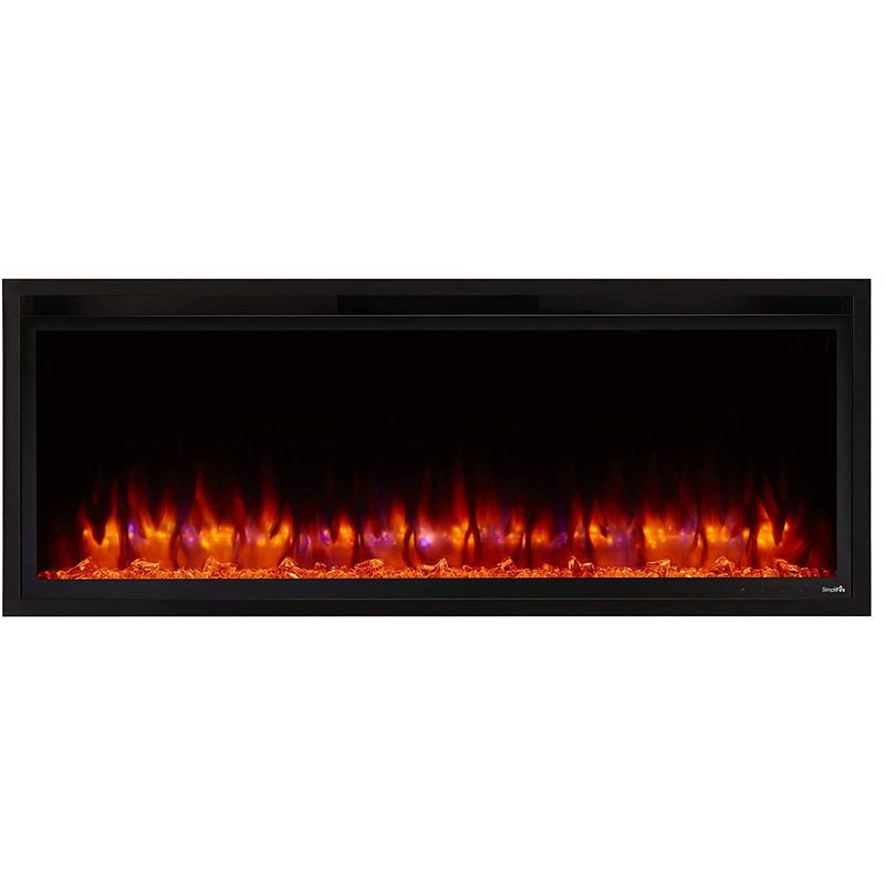 Simplifire 50 Allusion Platinum Linear Electric Fireplace