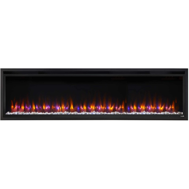 Simplifire 72 Allusion Platinum Linear Electric Fireplace
