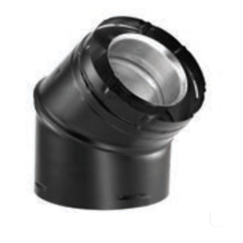 DuraVent 45 Deg. Elbow (Black) – 58DVA-E45B
