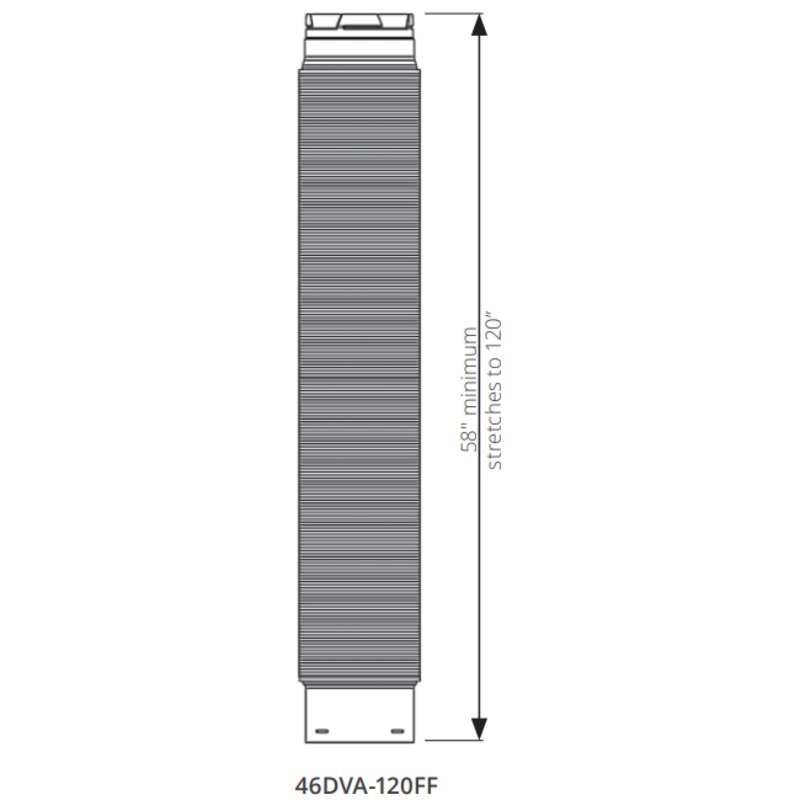 Duravent Co-Axial Flex (120) – 46DVA-120FF