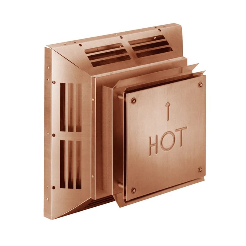 DuraVent Square Horizontal Termination Cap (Copper) – 46DVA-HC-C