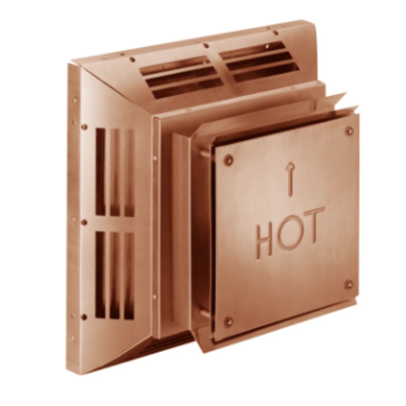 DuraVent Square Horizontal Termination Cap (Copper) – 58DVA-HC-C
