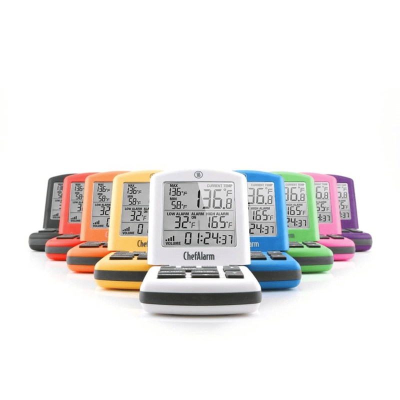 Thermoworks ChefAlarm|Black|Green|Pink|Red|White