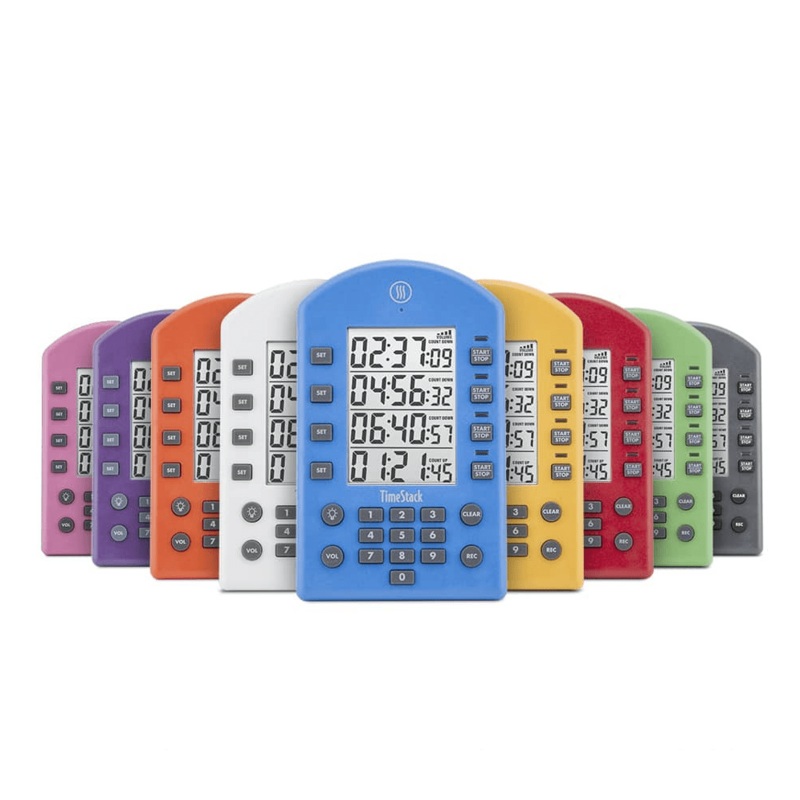 Thermoworks TimeStack|Blue|Charcoal|Green|Orange|Pink|Red|Yellow