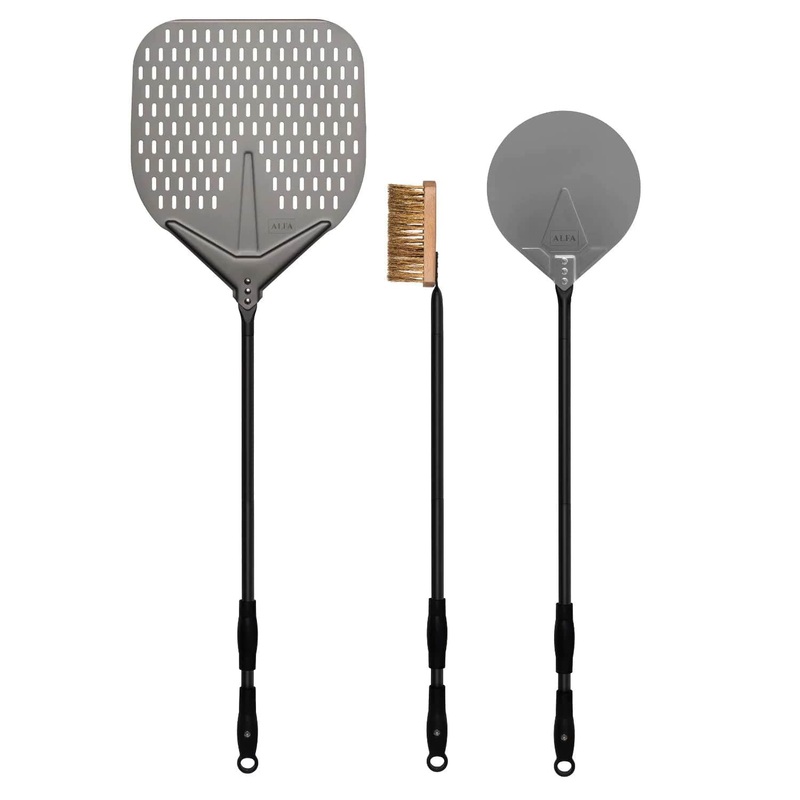 Alfa 36 3-Piece Pizza Peel Set (Black) – AC-3PSET36BK