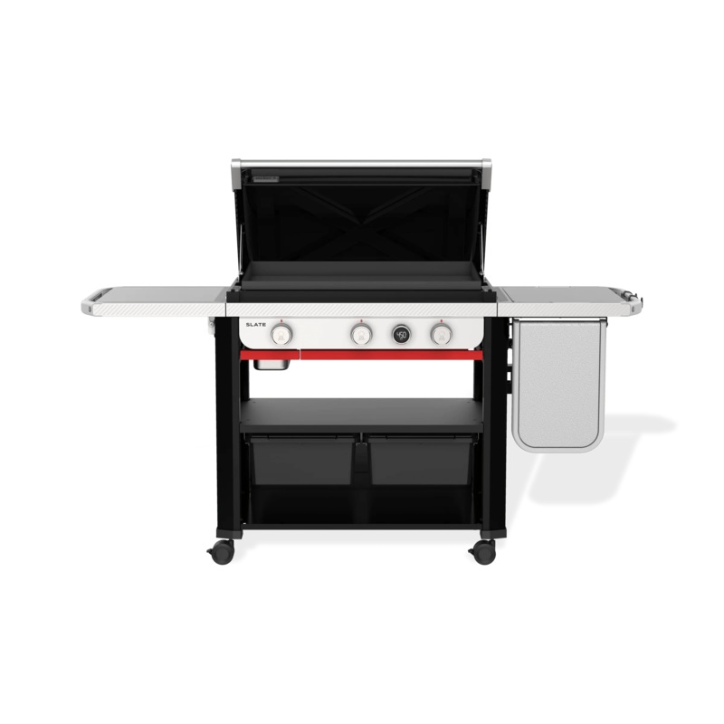Weber Slate 30 Rust-Resistant Griddle w/ Extendable Side Table