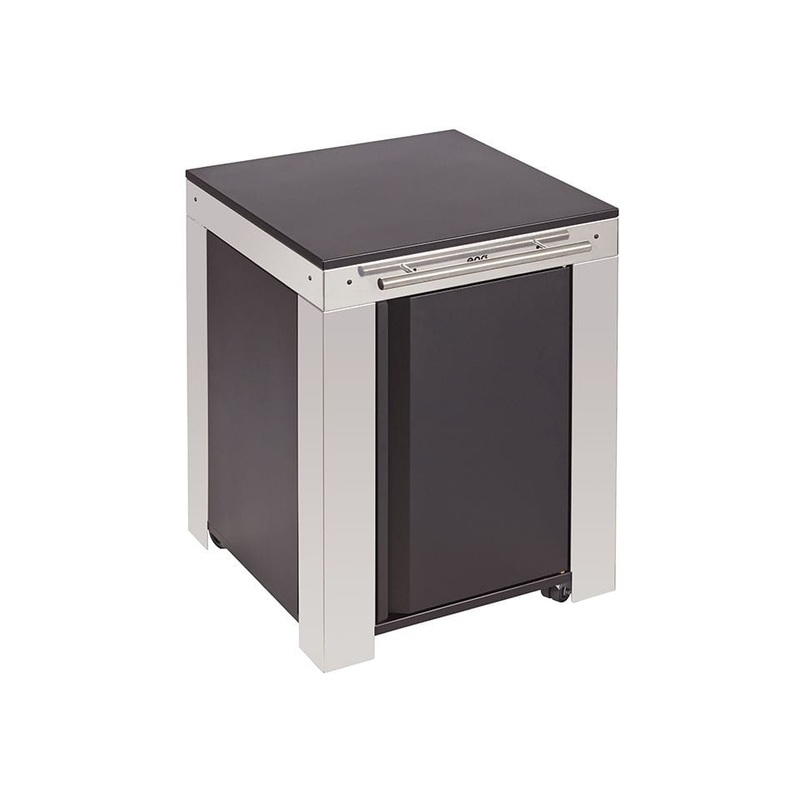 ENO La Plancha Felix Black and Stainless Side Table – PMIP06185
