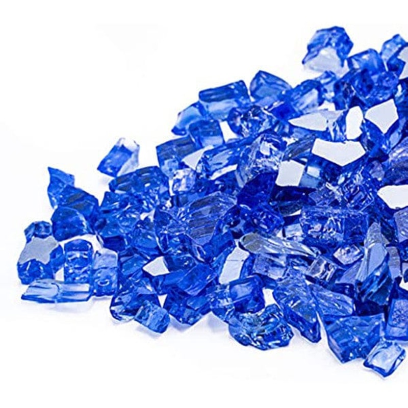 Linzel Distributing Blue Indigo Dream 1/4 Reflective Lava Glass 10 lb Jar – BM/50689