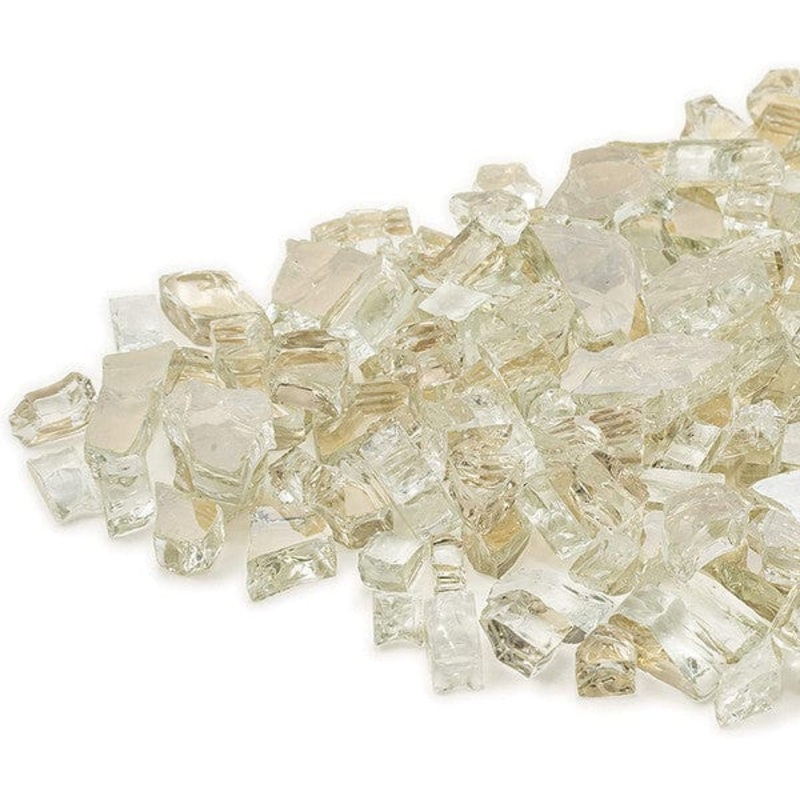 Linzel Distributing Clear Crystal Cove 1/4 Reflective Lava Glass 10 lb Jar – BM/50683