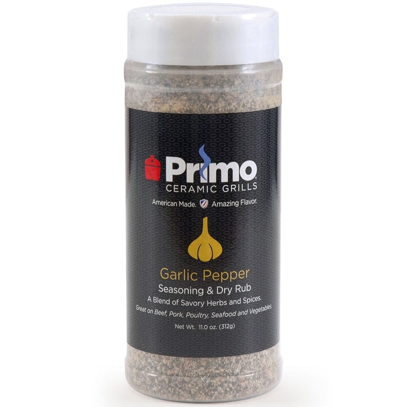 Primo 11-Ounce Garlic Pepper Dry Rub and Seasoning – PG00504