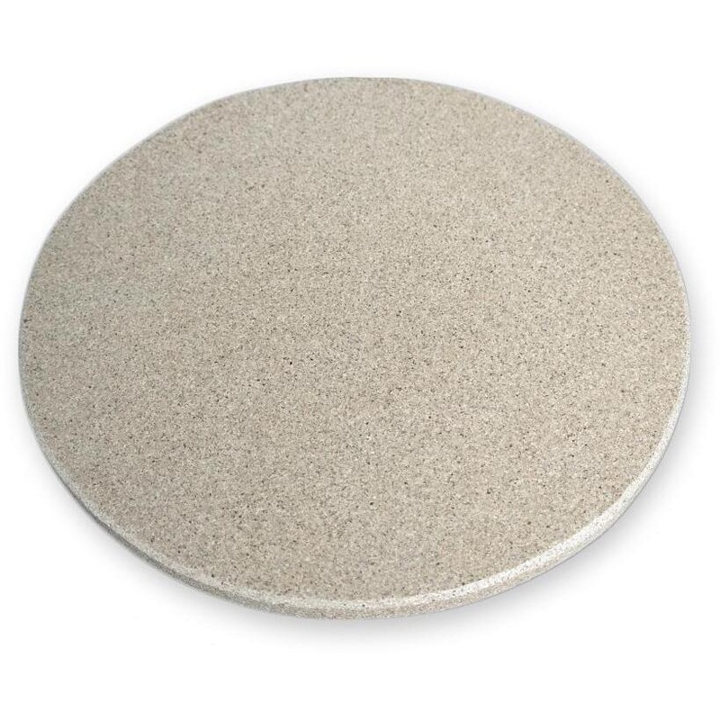 Primo 16 Fredstone Natural Finish Round Baking Stone for Oval LG Grills – PG00352