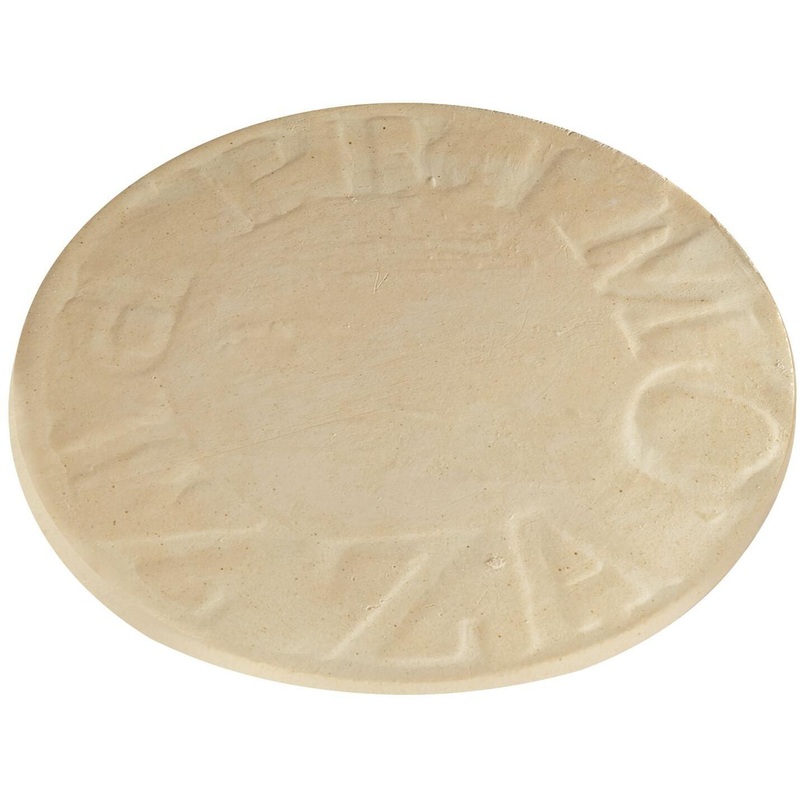 Primo 16 Natural Finish Ceramic Baking Stone for Oval LG 300/XL 400 and Kamado Round Grills – PG00348