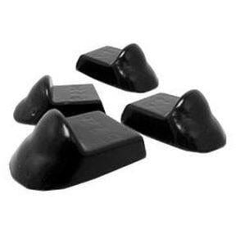 Primo Black Ceramic Feet for Built-in Applications, 4-Piece Set – PG00400