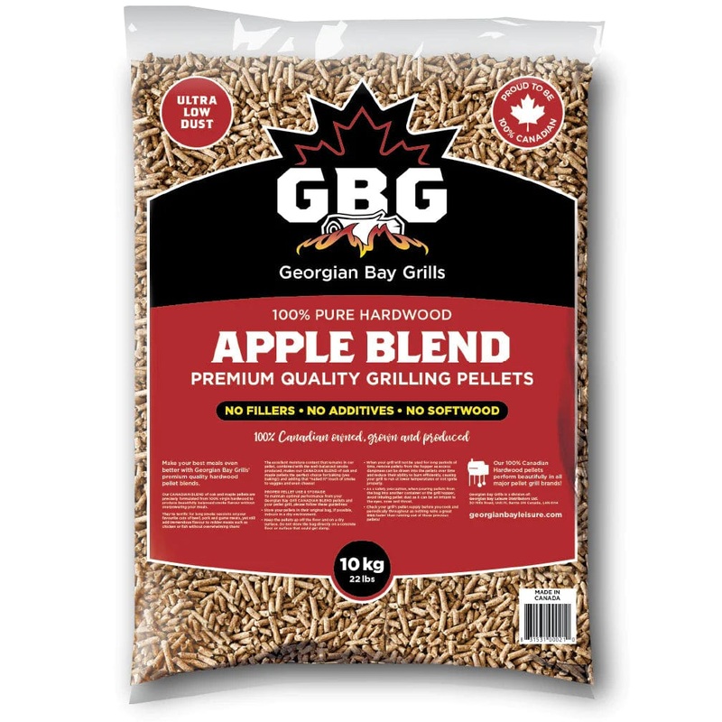 Georgian Bay Grills Grilling Pellets – Apple Blend (22 lb.) – GBG-APPOAKPEL