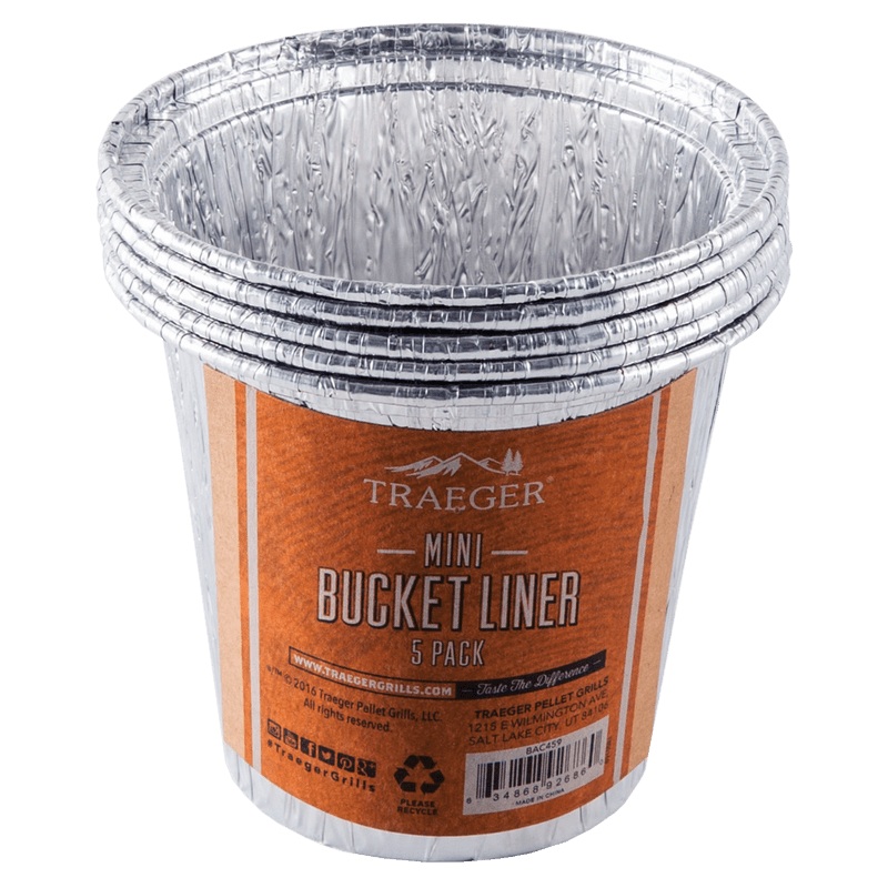 Traeger Mini Grease Bucket Liners (Scout / Ranger / PTG – 5 Pack) – BAC459