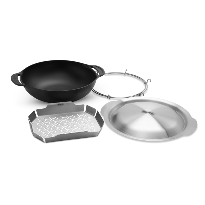 WEBER CRAFTED Wok & Steamer Set – 7606