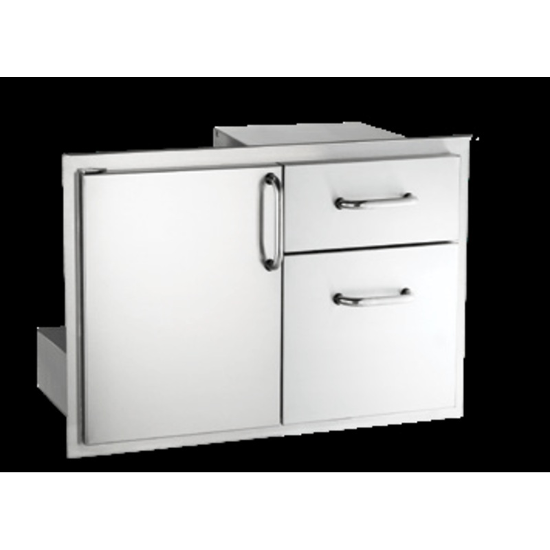 American Outdoor Grill 18 Door with Double Drawer – 18-30-SSDD