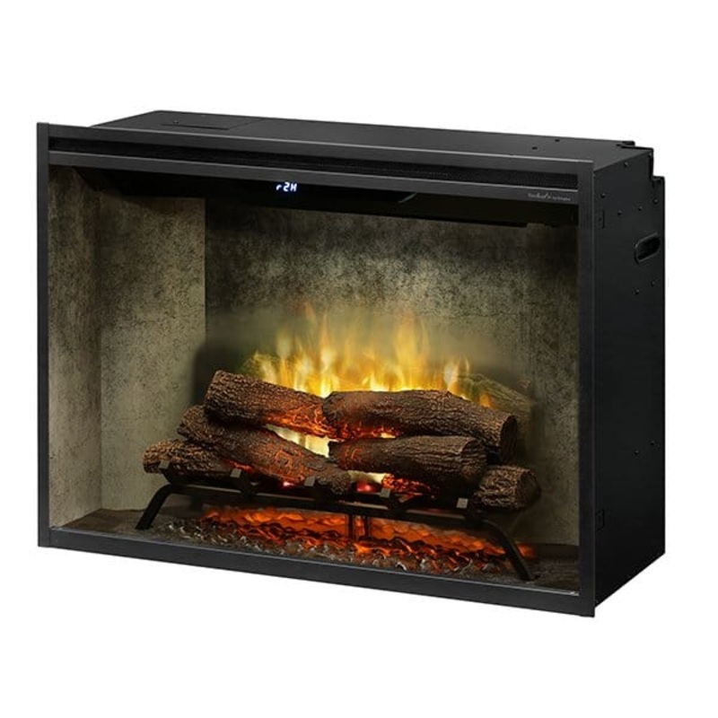 Dimplex Revillusion 36 Electric Fireplace (Weathered Concrete) – RBF36WC-FG