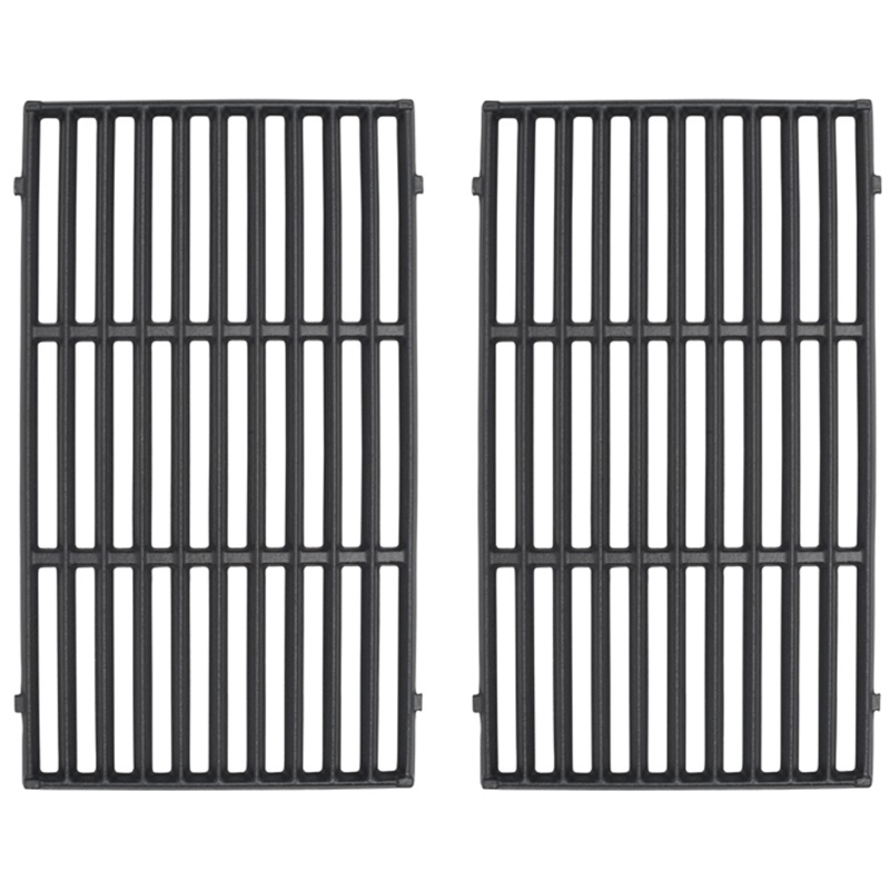 Weber Porcelain-Enameled Cast Iron Grates (Spirit II 2-Burner Models – 2 Pack) – 67022