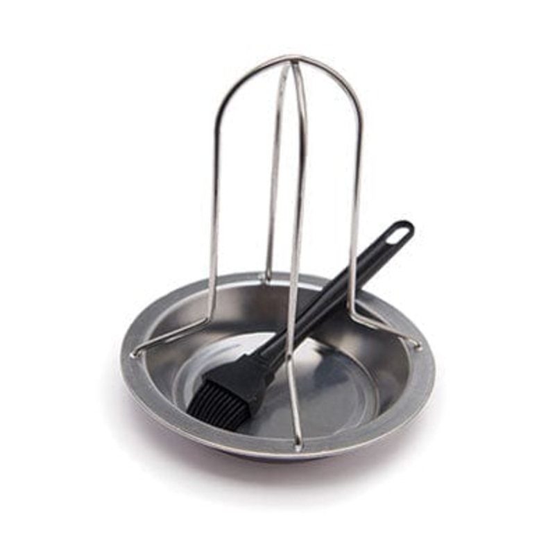 GrillPro Stainless Chicken Roaster & Brush – 41333