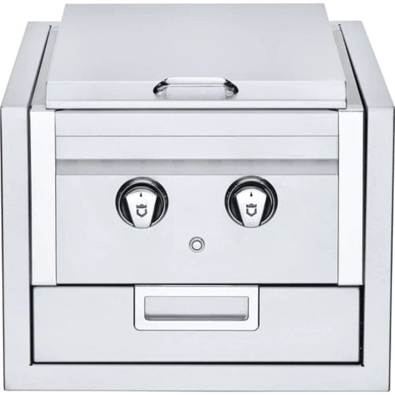Crown Verity Infinite Built-In 18 Gas Dual Side Burner with Light Package