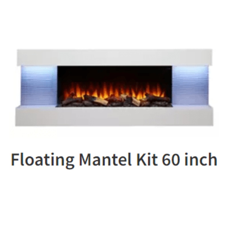 Simplifire 60 Floating Mantel Kit (Format 36) – SF-FM60-WH