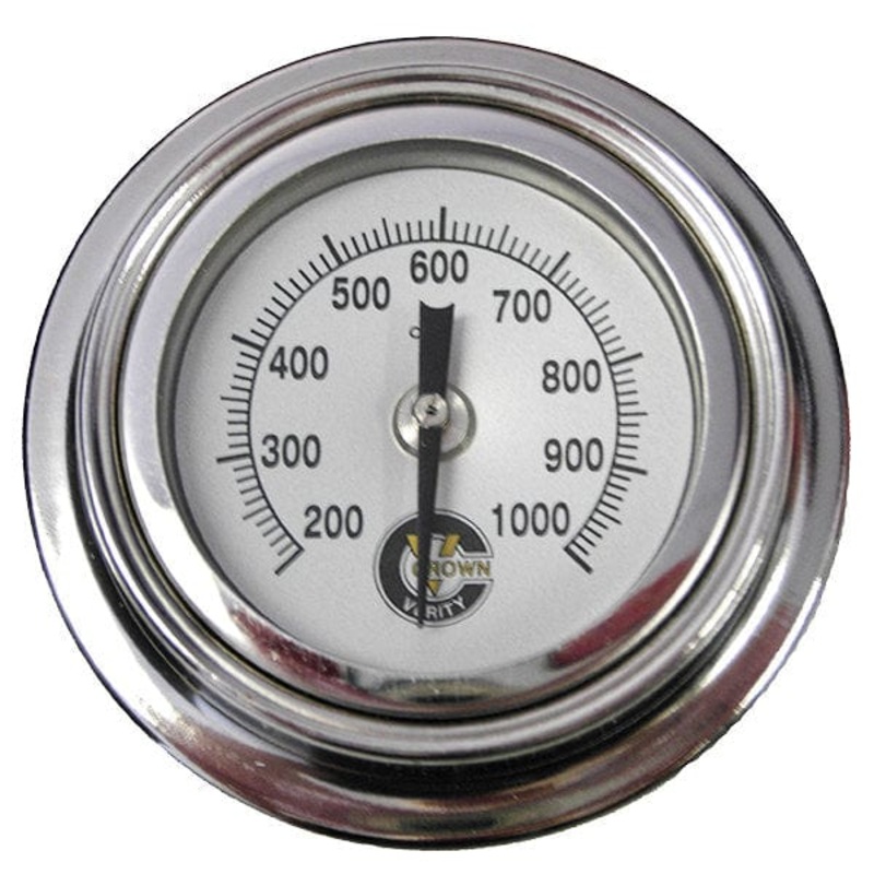 Crown Verity 1000 Degree Thermometer Assembly, 2 1/2 Stem (All Grills) – ZCV-2004