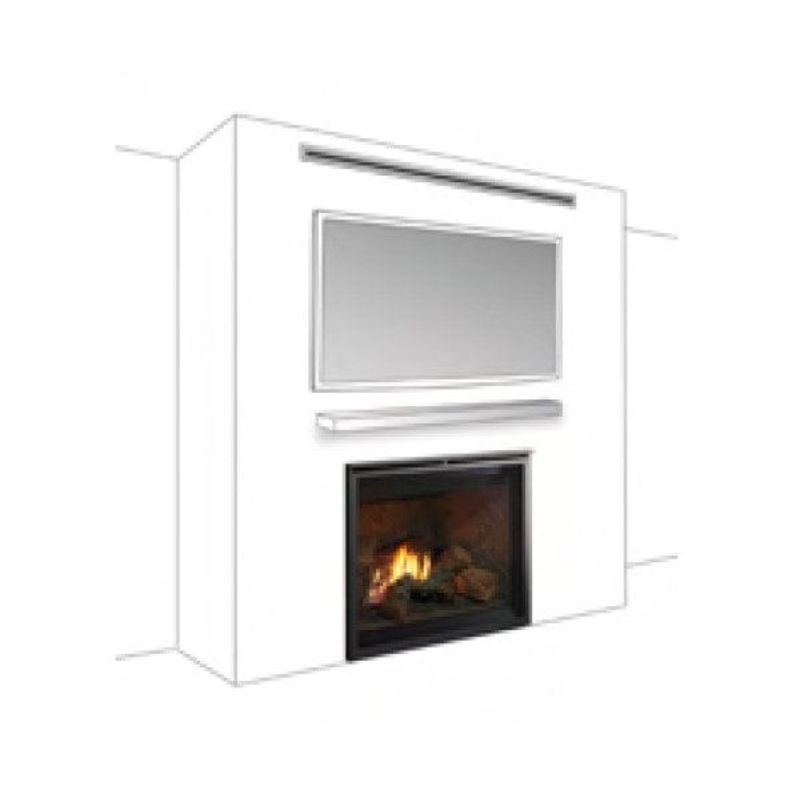Majestic 36 Passive Heat Vent Trim (Front Discharge) – PH-FRTTRIM-36