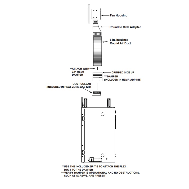 Majestic Heat-Zone Kit Adapter – HZMR-ADP