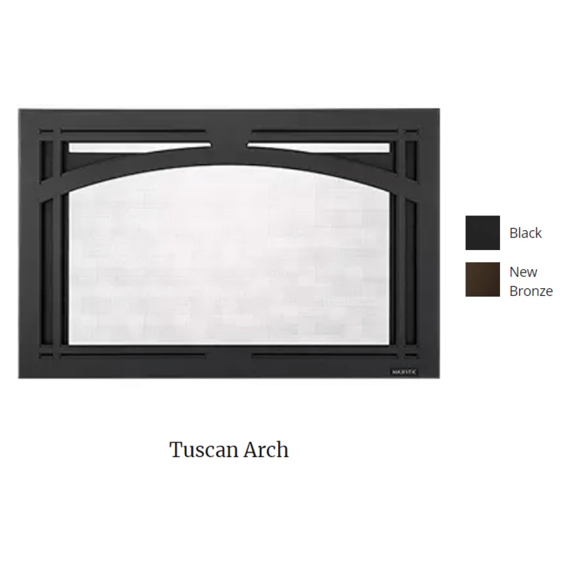 Majestic Tuscan Arch 35 Screen Front (New Bronze) – TA-TRI35-NB
