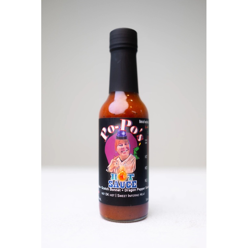 Beko Po-Po’s Hot Sauce (5 oz / 147 mL)