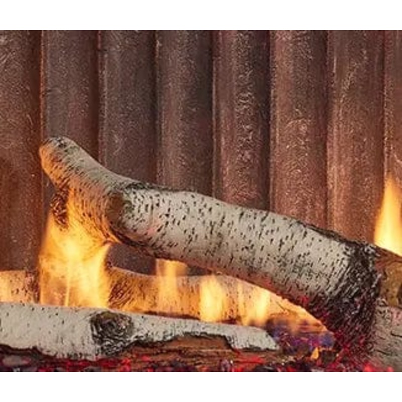 Heat & Glo Large Birch log set (PRIMO II) – BIRLG-LIN-LG