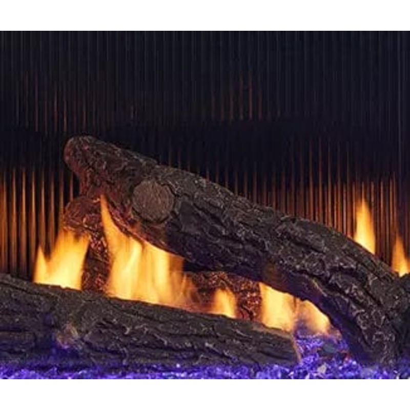 Heat & Glo Small Oak Log Set (PRIMO II) – OAKLG-LIN-SM