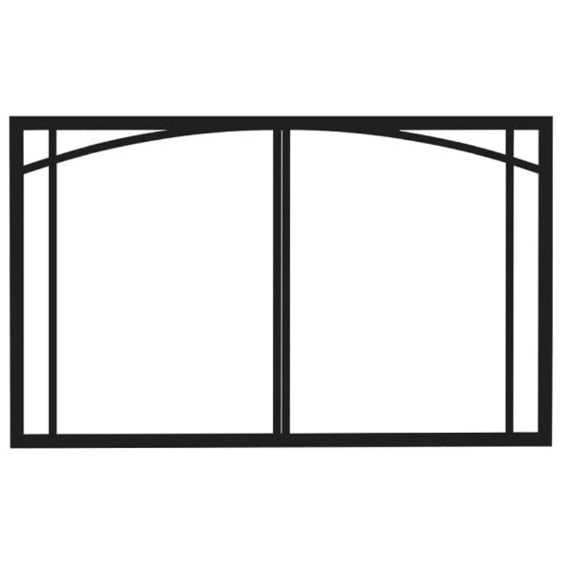 Regency Vignette Door Inlay Metallic Black B36XTE – 578-919