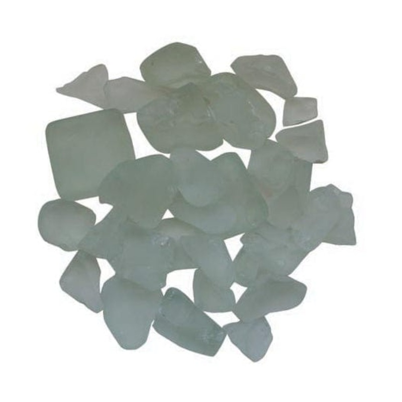 Amantii 1/4 Reflective Fireglass (Frosted White) – AMSF-GLASS-07