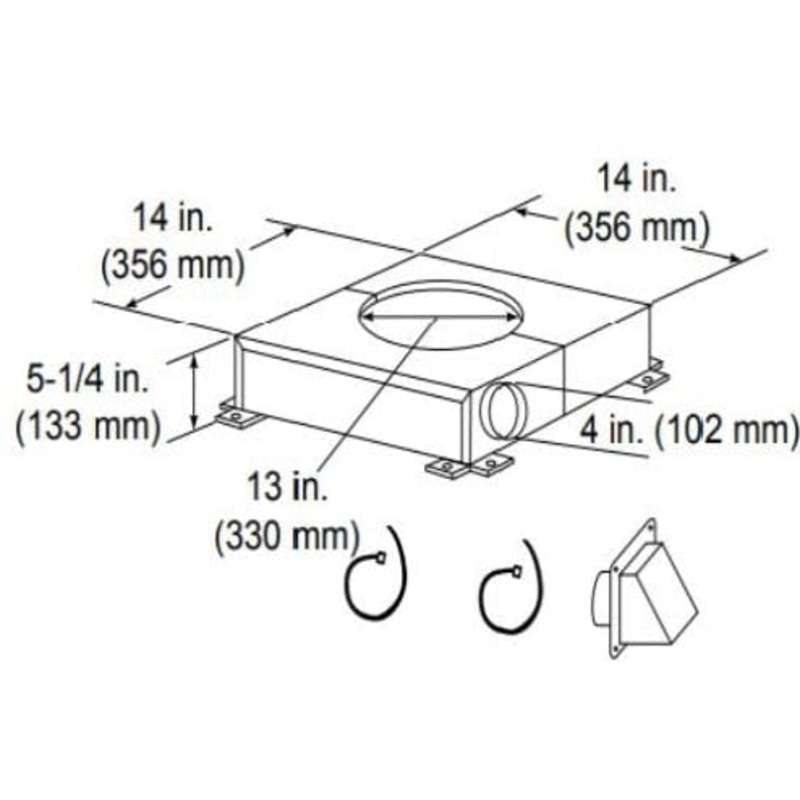 Heat & Glo Chimney Air Kit – CAK8A