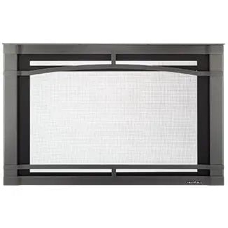 Heat & Glo Halston arched 25 screen front – Graphite – HARC-MI25-GT