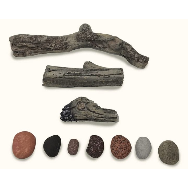 Ambiance Fireplaces Driftwood & Rock Kit (Illusion 47) – DLKAMB1000-2