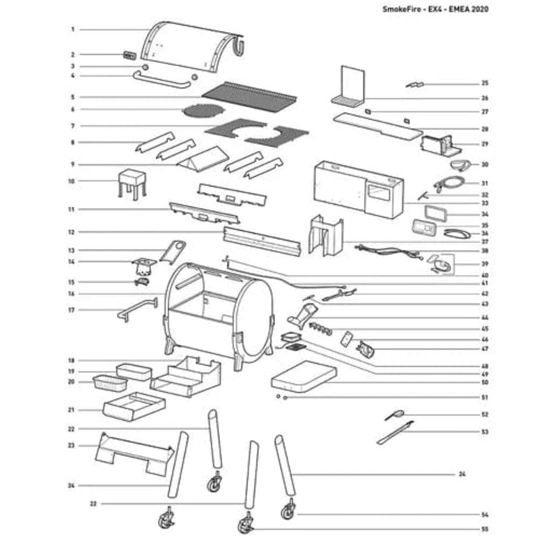Weber Leg Rf/lr Blk Sf 20 – 68919