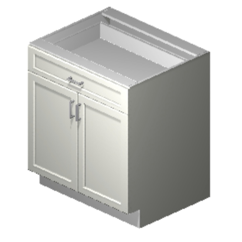 Precise Design Cabinetry – Base with 1 drawer and 2 doors (33)