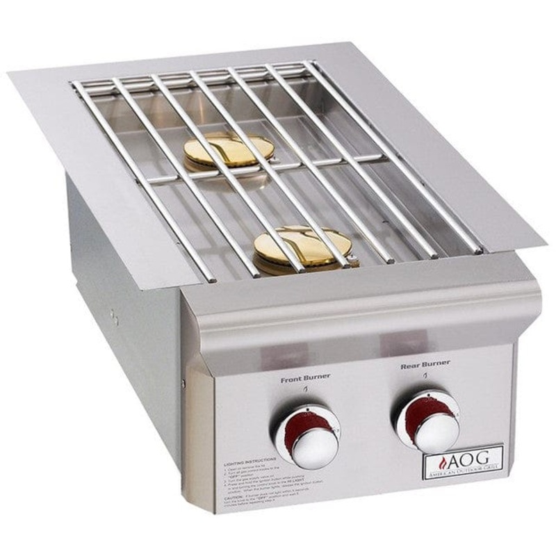 American Outdoor Grill Natural Gas Double Side Burner (T-Series) – 3282T