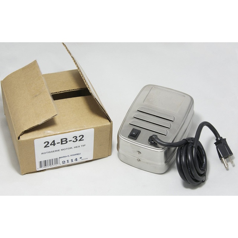 American Outdoor Grill Rotisserie Motor (Only for Hex Tip) – 24-B-32