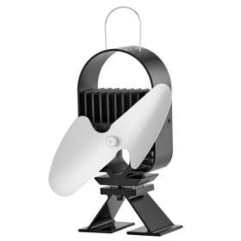 Caframo Ecofan AirDeco I 160 CFM Wood Stove Fan (Nickel) – 8203CAKBX