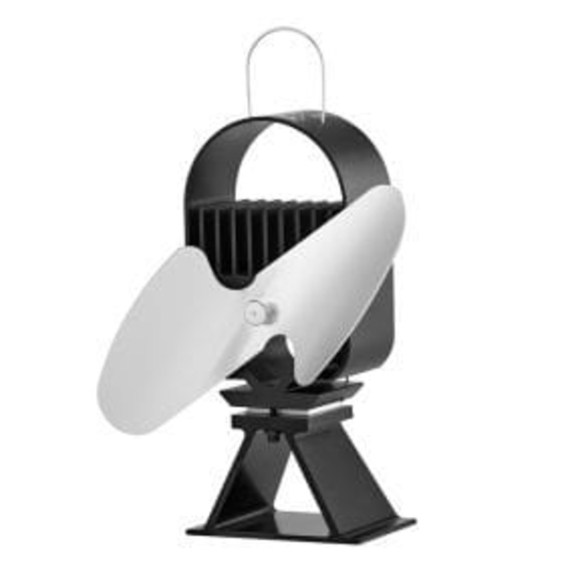 Caframo Ecofan AirDeco II 190 CFM Wood Stove Fan (Nickel) – 8204CAKBX