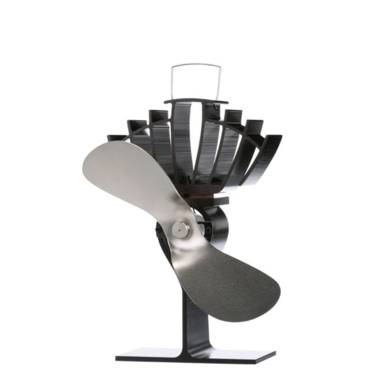 Caframo Ecofan UltrAir 125 CFM Wood Stove Fan (Nickel) – 810CAKBX