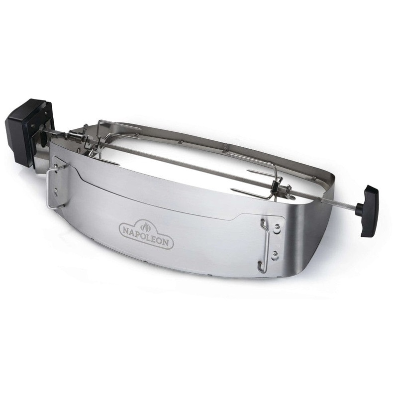 Napoleon Heavy Duty Rotisserie and Shroud for PRO/TravelQ 285 Portable Grill Models – 69281